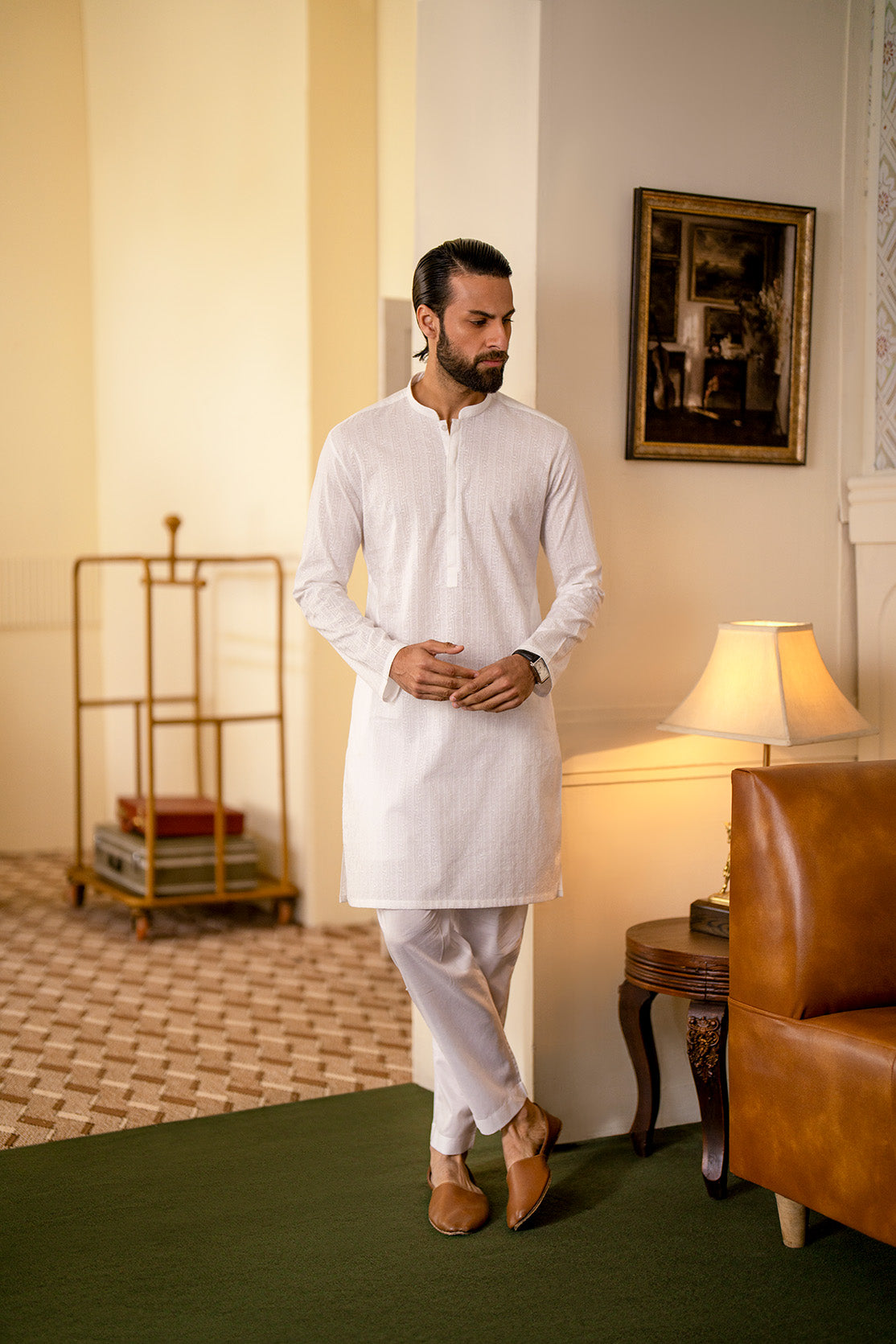 Shiffli Kurta Trouser