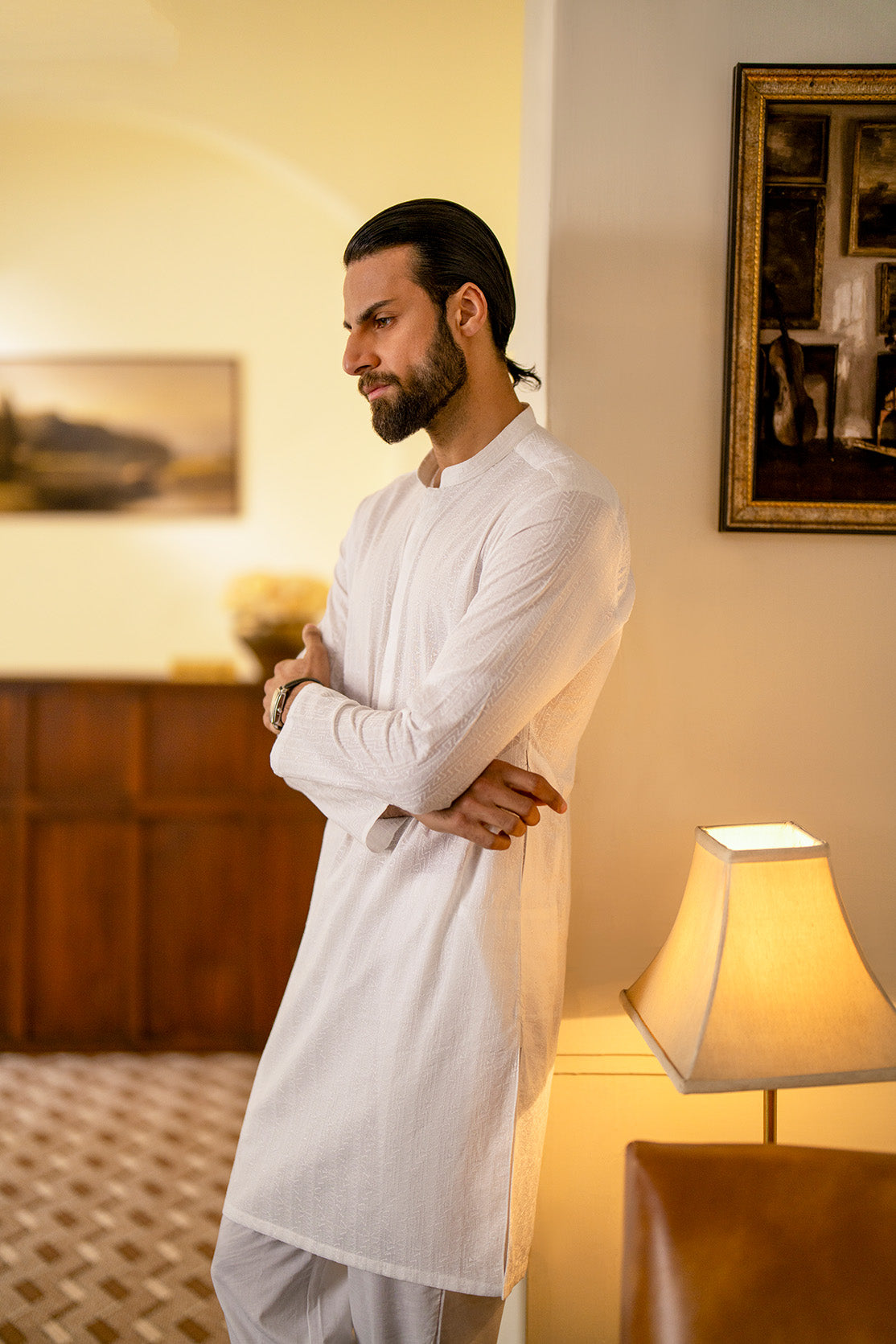 Shiffli Kurta Trouser