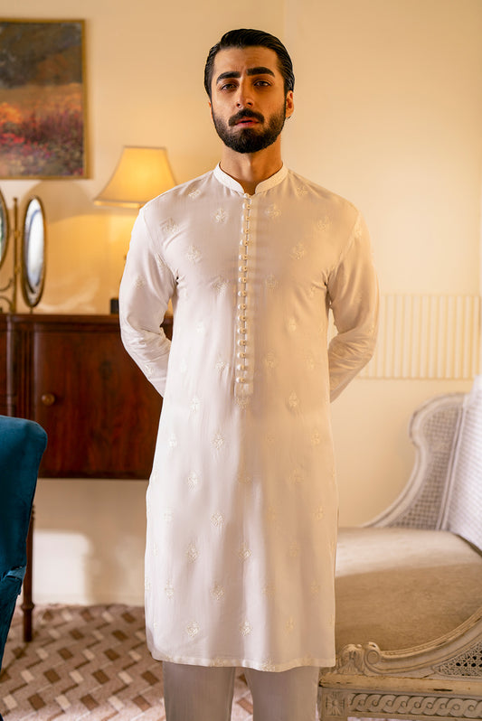 Embroidered Kurta Trouser